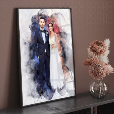 Your Magic Memories – Tablou inramat cu fotografia ta in stil watercolor