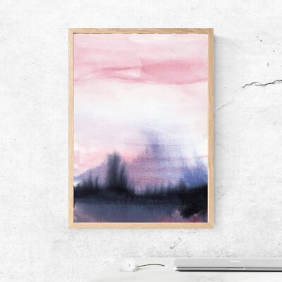 Alternative view of Twilight Watercolor, Tablou Trend