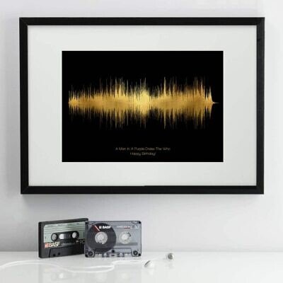 Hear My Love - Tablou personalizat cu clipul tau audio sau video