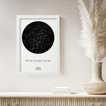 Harta Stelelor® - The Magic Sky Mini - Tablou personalizat cu harta stelara asa cum a aratat intr-o noapte speciala Harta Stelelor® - The Magic Sky Mini - Tablou personalizat cu harta stelara asa cum a aratat intr-o noapte speciala Image