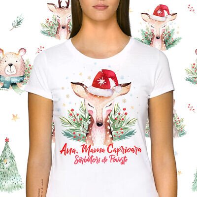 Caprioara Prietena Mosului - Tricou pentru Adulti Personalizat