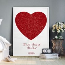 The Magic Love Sky - Tablou personalizat cu harta stelelor asa cum a aratat intr-o noapte speciala The Magic Love Sky - Tablou personalizat cu harta stelelor asa cum a aratat intr-o noapte speciala Image