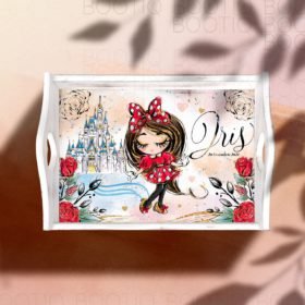 Tava mot copil si cutiuta prima suvita Minnie Girl - Set pentru un An Fetite Image