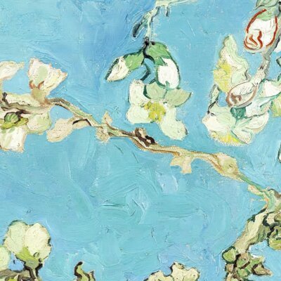 Alternative view of Set 2 Tablouri - Pictura Van Gogh Ramuri de migdal inflorit