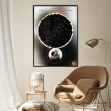 The Sky Foto Sound - Tablou personalizat cu harta stelelor asa cum a aratat intr-o zi speciala si clip audio/video Image