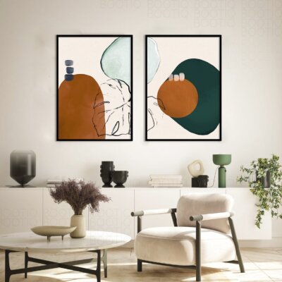 Set 2 Tablouri - Shapes of Nature