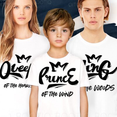 Alternative view of Royal Family - Set Tricouri personalizate botez sau aniversare un an King and Queen