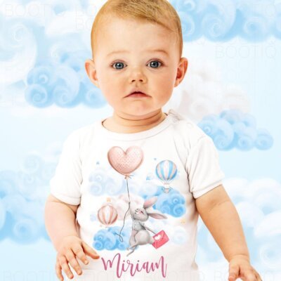 Alternative view of Body Personalizat Bebe - Bunny in the Sky