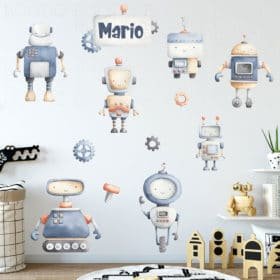 Mr. Robot - Elemente decorative pentru camera copiilor Mr. Robot - Elemente decorative pentru camera copiilor Image