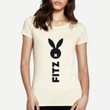 FITZ Cream Tricou Dama Bumbac Slim Fit Image