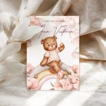 Invitatie Botez sau Aniversare - A Perfect Teddy Girl | Invitatie botez digitala, Plic de bani/Placecard Botez si Meniu Botez in acelasi stil Invitatie Botez sau Aniversare - A Perfect Teddy Girl | Invitatie botez digitala, Plic de bani/Placecard Botez si Meniu Botez in acelasi stil Image