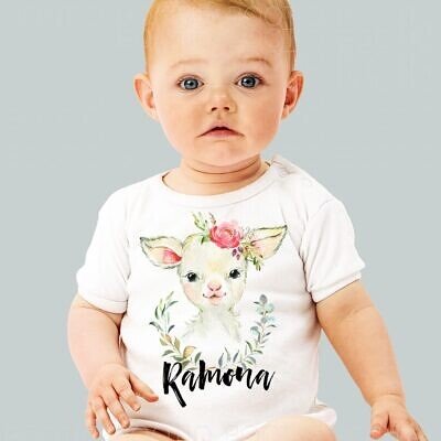 Alternative view of Miel Waterolor - Body personalizat cadou pentru Paste