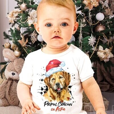Doggy Christmas Baby - Modele Tricouri personalizate pentru Craciun