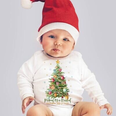 Alternative view of Body Personalizat Bebe - Primul Meu Brad de Craciun