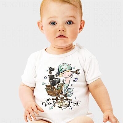 Micutul Pirat - Body personalizat cadou pentru botez sau taiere mot