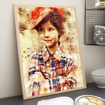 The Vintage   – Tablou personalizat cu fotografia ta in stil Vintage