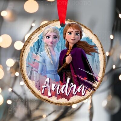 Decoratiuni Frozen  - Ornament Rustic Lemn esenta stejar, tei, artar, carpen