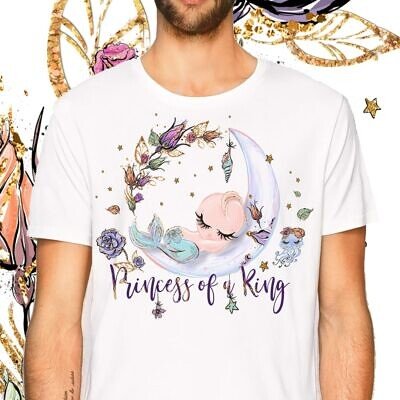 The Moon Prince/ss - Tricou personalizat cu luna pentru copii si parinti