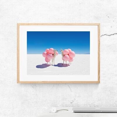 Alternative view of Lame Roz, Tablou Arta Foto