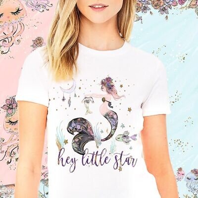 Welcome Little Star  - Tricou personalizat cu sirene pentru mame si copii