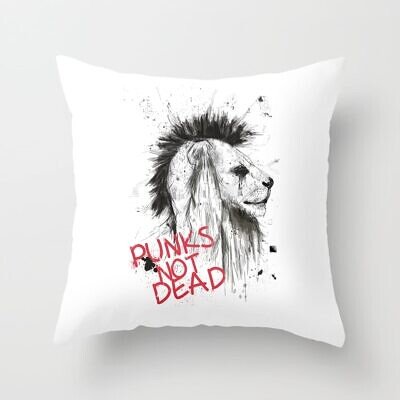 Leul Punk - Perna Decorativa Personalizata Bumbac