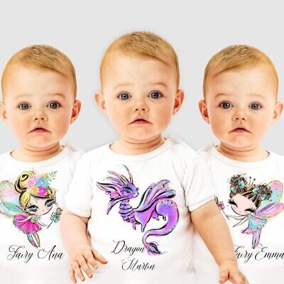 Set 3 Body-uri Personalizate Bebe - Zane si Dragoni