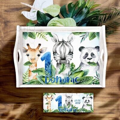 Tavita Mot Family Brunch - Set Aniversar 1 An Tava Mot Personalizata si Cutiuta Prima Suvita