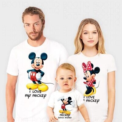 Alternative view of Minnie Mickey - Set tricouri personalizate cu personaje din desene Minnie si Mickey Mouse