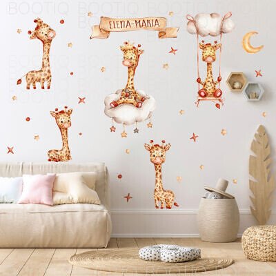 Set stickere Sweet Giraffe - Autocolante camera copiilor