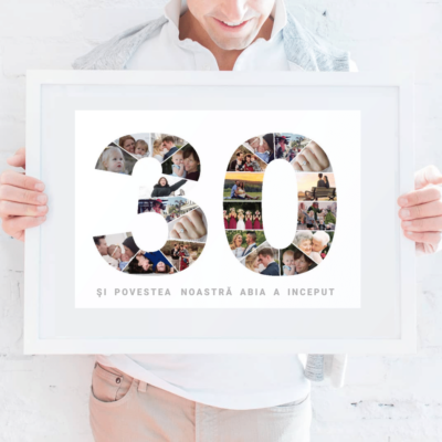 The Magic Birthday â Tablou pentru aniversare personalizat cu fotografiile tale