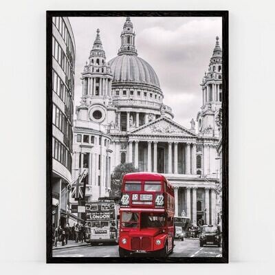 London bus, Tablou de Perete cu Fotografie, Londra