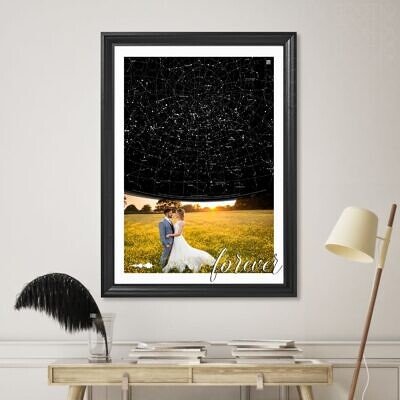 skymap sky poster harta stele harta stelara tablou constelatii stargift