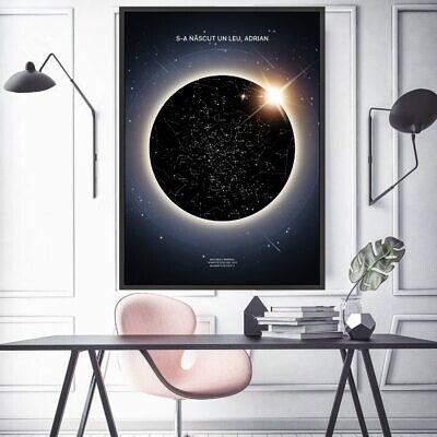 Alternative view of The Star Sunrise - Tablou personalizat cu cerul instelat asa cum a aratat intr-o noapte speciala
