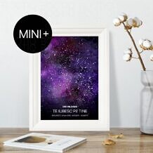 The Magic Sky Elegant Ultraviolet MiniPlus - Tablou personalizat cu harta stelelor asa cum a aratat intr-o noapte speciala The Magic Sky Elegant Ultraviolet MiniPlus - Tablou personalizat cu harta stelelor asa cum a aratat intr-o noapte speciala Image