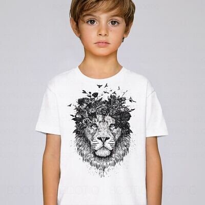 Alternative view of Tricou Personalizat Copii - Leul Visator
