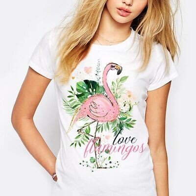 Flamingo love - Tricou personalizat cu tema tropical flamingo
