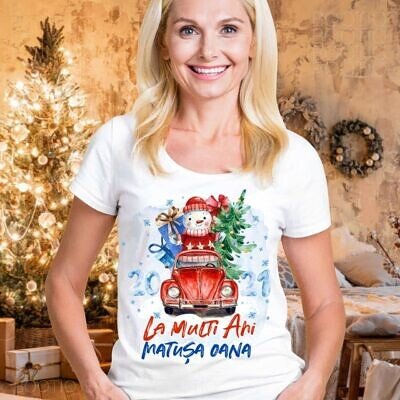 Alternative view of Sarbatori cu Bunicii - Tricou pentru Adulti Personalizat cu tema de Craciun