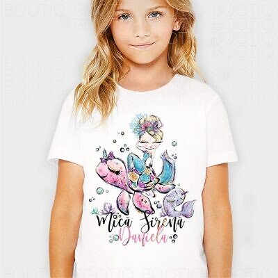 Sirena si Broscuta - Tricou Personalizat Fetita pentru evenimente