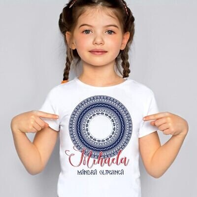 Tricou Personalizat Copii - Motiv Traditional Romanesc
