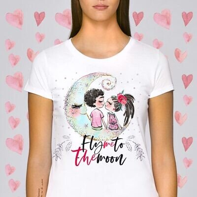 Fly me to the moon love - Tricou pentru indragostiti si proaspat casatoriti