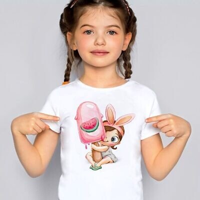 Alternative view of Tricou Personalizat Copii - Watercolor Ice