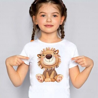 Tricou Personalizat Copii - Micul Leu Watercolor