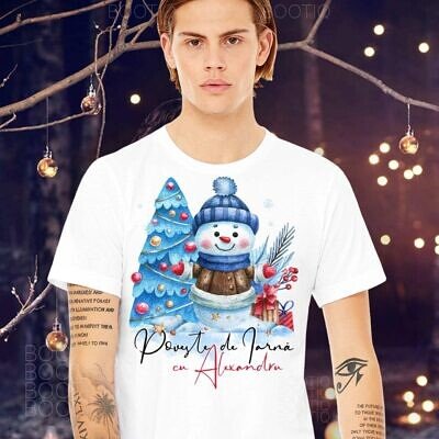 Poveste de Iarna - Tricou personalizat pentru Adulti cu tema de Craciun