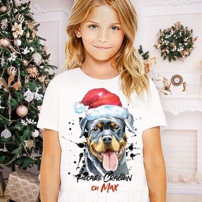 Doggy Christmas Kids - Modele Tricouri personalizate pentru Craciun