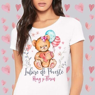 Teddy Girl - Tricou ursulet pentru indragostiti si proaspat casatoriti