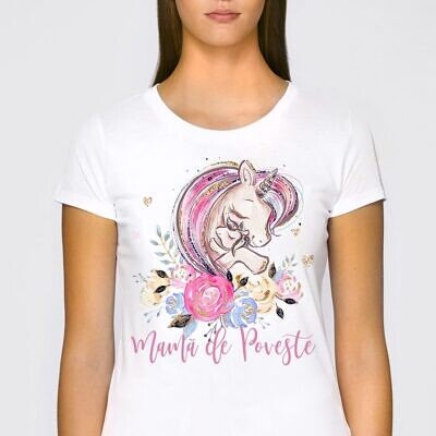 Just One Love- Tricou personalizat cu unicorn pentru mame si copii