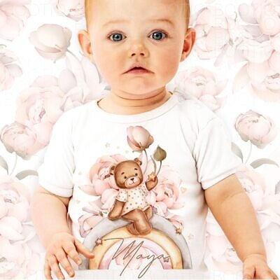 Body Personalizat Bebe - A Perfect Teddy Girl