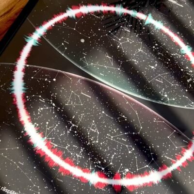 Alternative view of Harta Stelelor® - The Sky Sound Mash Up - Two Star Maps & Two Sounds - Tik Tok Edition