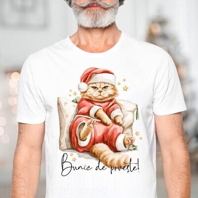 Tricou Craciun si Sarbatori  - Grumpy Cat - Cadou Secret Santa