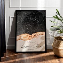 Harta Stelelor - Love Galaxy - Tablou personalizat cu Harta Stelara, cadou pentru aniversare cuplu Harta Stelelor - Love Galaxy - Tablou personalizat cu Harta Stelara, cadou pentru aniversare cuplu Image